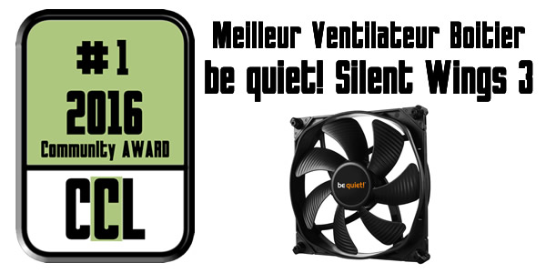 be quiet! Pure Wings 3 - Ventilateur châssis - 140 mm - noir - Ventilateur  PC - Achat & prix