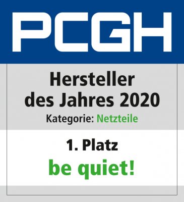 Hersteller des Jahres 2020_Netzteile_Be quiet_Platz_1